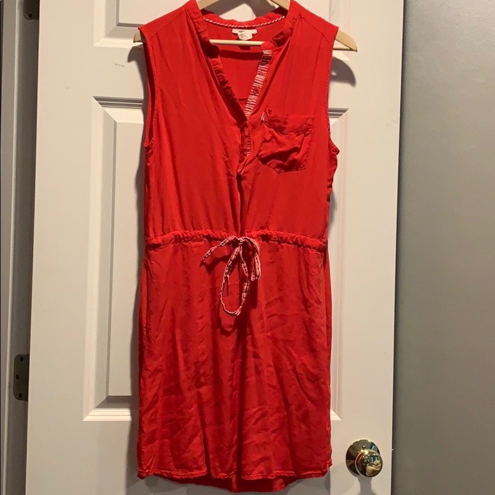 Levi’s Red Button Up Dress